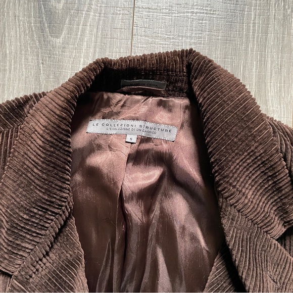 Le Collezioni Structure brown corduroy blazer Men’s small - Picture 2 of 6